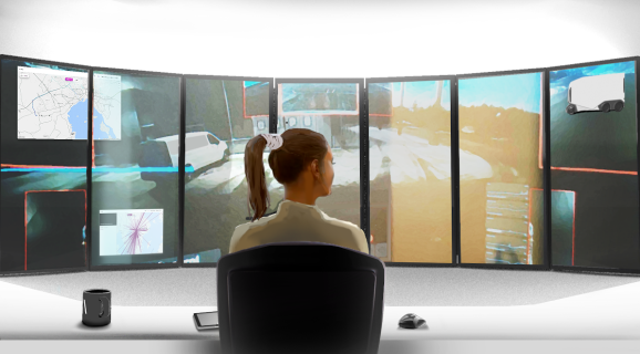 Rendering of what an Einride driver will look like if you we're curious :