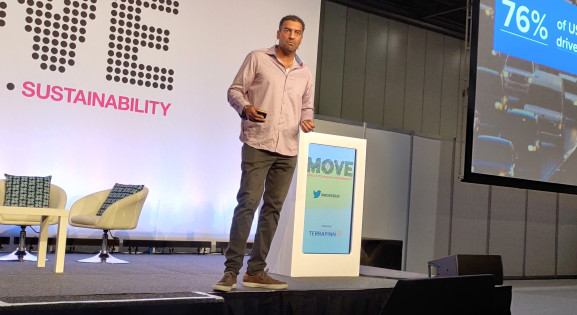 Raj Kapoor: Lyft's chief strategy officer and head of autonomous business gives a keynote at the MOVE 2020 conference in London, February 11, 2020