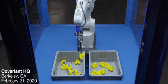 ABB robot using Covariant picking system