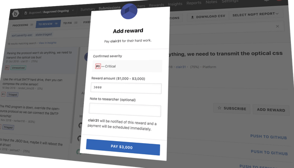 Bugcrowd reward