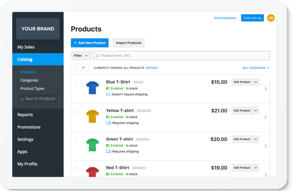 Ecwid's white label service