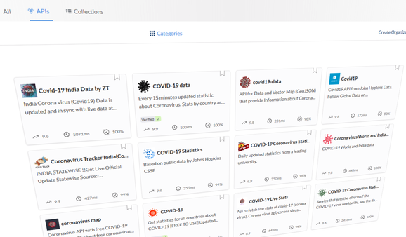 RapidAPI marketplace