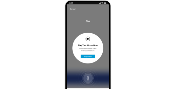 Pandora voice ads
