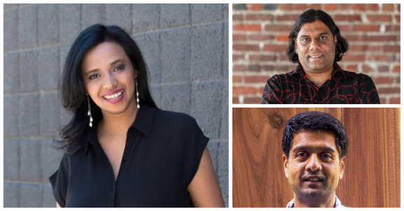 Left to right: Abacus.ai CEO Bindu Reddy,