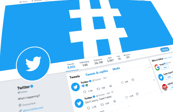 Twitter's profile page on Twitter.com