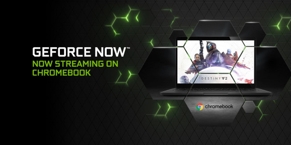 GeForce Now cloud gaming is available on Chromebooks.