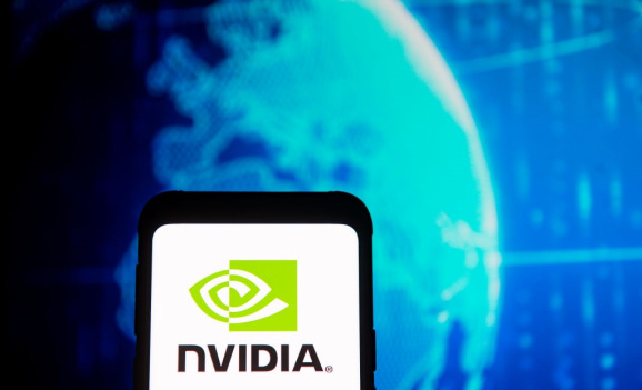 Nvidia logo on phone