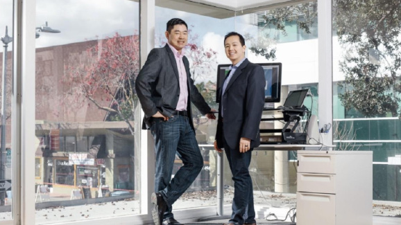 Carey Lai (left) and Paul Yeh of Conductive Ventures.